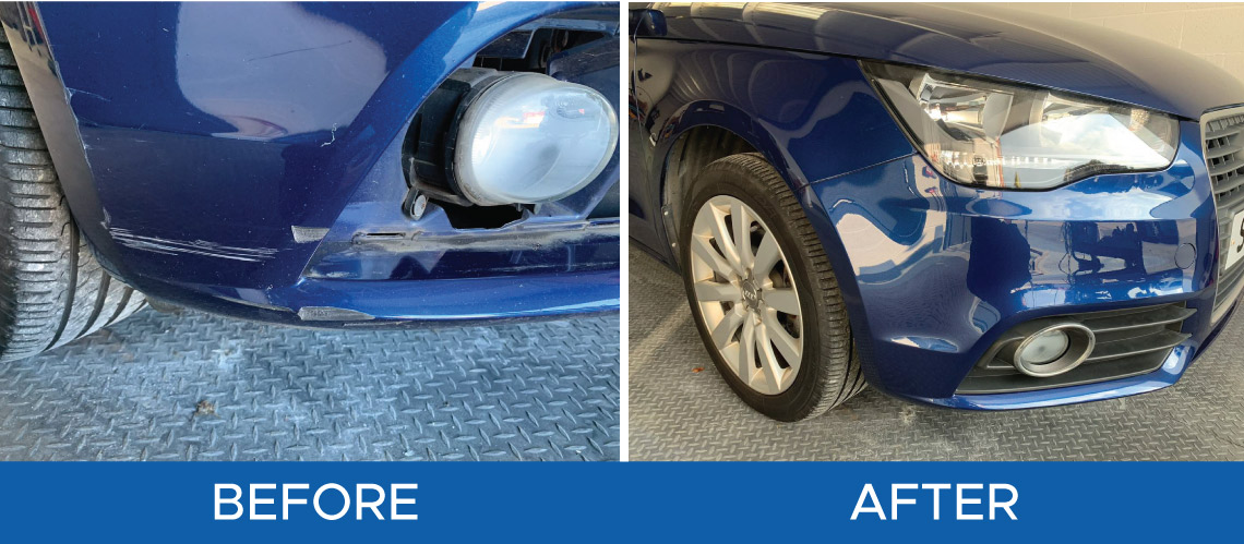 Audi A3 Bumper Scuff Repair